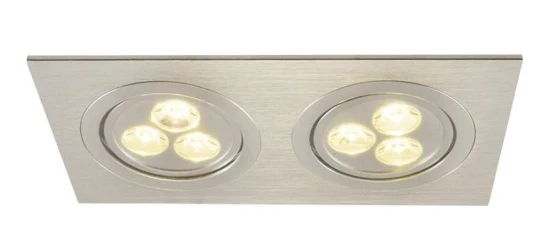 Фото Точечный встраиваемый светильник Arte Lamp DOWNLIGHTS LED A5902PL-2SS