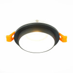 Фото 4 ST206.428.01 Св-к встр. Черный GU10 1*50W  IP20 D92xH38 220V Без ламп Встраиваемые светильники