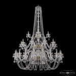 Фото 3 Люстра хрустальная 1402/20+10+5/530/h-206/3d G