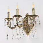 Фото 2 Бра с хрустальными подвесками AL7901B10/3/175 A GB Bohemia Ivele Crystal