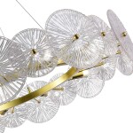 Фото 1 SL1657.203.10 Люстра подвесная ST-Luce Золотистый/Прозрачный E14 10*40W ФЛЕРО