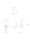 Фото 3 Настенный светильник (бра) Freya FR2001WL-01G
