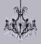 Фото 5 Люстра Crystal Lux MAGNIFICO SP13 BLACK/TRANSPARENT