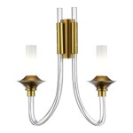 Фото SL1241.201.02 Бра ST-Luce Золотистый/Белый E14 2*40W ВЕТРАНО