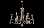Фото 2 Люстра Crystal Lux VICTORIA SP6 GOLD/AMBER