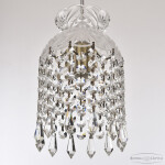Фото 4 Подвесной светильник с хрусталём 14781P/11 Pa Drops Bohemia Ivele Crystal