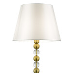 Фото 2 SL2003.305.01 Торшер ST-Luce латунь/белый E27 1*40W АВРОРА