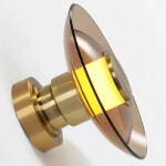 Фото 2 Настенный/Потолочный светильник 8665W/S gold/amber