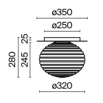 Фото 3 Потолочный светильник Maytoni MOD268CL-01B