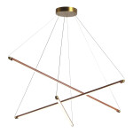 Фото utsenka-SL6225.303.03 Светильник подвесной ST-Luce Латунь/Терракотовый, Белый LED 3*13W 3000K БРИК