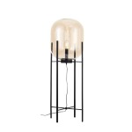 Фото SL1050.525.01 Торшер ST-Luce Черный/Коньячный E27 1*40W (из 2-х коробок) БУРАСКА