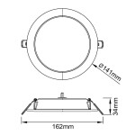 Фото 1 9296 Встраиваемый светильник EILAT