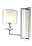 Фото 4 Бра Crystal Lux NICOLAS AP1 NICKEL/WHITE