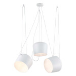 Фото 4 SLE120653-03 Светильник подвесной Белый/Белый E27 3*40W TRIESTE