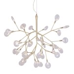 Фото 2 Светильник подвесной Crystal Lux EVITA SP36 GOLD/TRANSPARENT