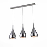 Фото 1 SL874.113.03 Люстра подвесная ST-Luce Хром/Хром E27 3*40W GOCCE