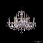 Фото 3 Люстра хрустальная 1402/6+3/195 G Leafs Bohemia Ivele Crystal