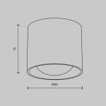 Фото 2 Потолочный светильник Technical C217CL-15W4K-B