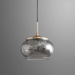 Фото 1 Подвесной светильник MT9128-1H gold/smoke