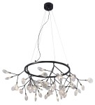 Фото 3 Светильник подвесной Crystal Lux EVITA SP45 D BLACK/TRANSPARENT