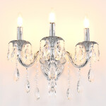 Фото 6 Бра с хрустальными подвесками AL7901B10/3/175 B NW Bohemia Ivele Crystal