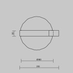 Фото 3 Настенный светильник (бра) Maytoni MOD379WL-L6B3K