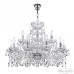 Фото 2 Люстра 5402/10+5/240 Ni Clear/M-1G Bohemia Ivele Crystal
