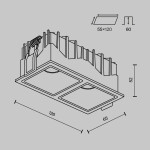 Фото 4 Встраиваемый светильник Technical DL043-02-10W3K-SQ-B-1