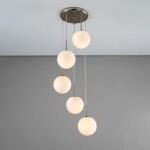 Фото 3 CL102054 Томми Хром Мат.+ Белый Св-к Подвес