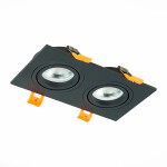 Фото 3 ST251.408.02 Св-к встр. Черный GU10 2*50W  IP20 L170xW92xH27 220V Без ламп Встраиваемые светильники