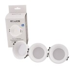 Фото ST907.518.01_3 Светильник встраиваемый со сменным модулем ST-Luce белый/прозрачный LED 1*5.6W 4000K Встраиваемые светильники