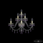 Фото 2 Бра хрустальные 1410B/3+2+1/240 G V7010 Bohemia Ivele Crystal