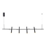 Фото 3 SL6210.403.04 Светильник подвесной ST-Luce Черный/Черный, Золотистый LED 4*3W 3000K ЛИЛИТ