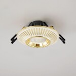 Фото 5 CLD042NW2 Дзета Белый+Золото  Св-к Встр. 7W*3500K