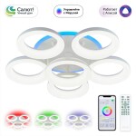 Фото 3 CL225A160E Паркер Белый Смарт RGB Св-к Люстра