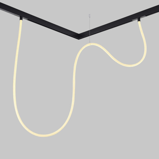 Фото ST684.436.36 Гибкий светодиодный светильник Черный LED 1*36W 3000K Lm Ra80 360° IP20 L3 000xW-xH- 48 SKYLINE 48