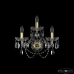 Фото 2 Бра хрустальные 1402B/2+1/160/XL G Bohemia Ivele Crystal