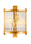 Фото 3 Бра Crystal Lux TADEO AP2 GOLD/TRANSPARENTE