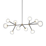 Фото 1 Люстра 10101P/10 black/gold