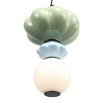 Фото 2 SL6134.403.01 Светильник подвесной ST-Luce черный/зелёный, синий, опаловый LED 1*8W 3000K ФЛОРЕНТИНИ