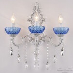 Фото 4 Бра хрустальные AL7801B15/3/175 B WMN P Aquamarine/M-1F Bohemia Ivele Crystal