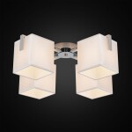 Фото 1 CL465141 Стенли Хром+Белый Св-к Люстра