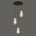 Фото 1 Подвесной светильник MD24001011-3A brass/champagne