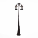 Фото 3 SL080.425.02 Светильник уличный наземный ST-Luce Темный кофе/Прозрачный, Темный кофе E27 2*100W LASTERO