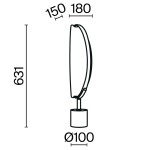 Фото 4 Настольный светильник Maytoni MOD281TL-L15BS3K