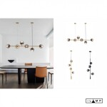 Фото 2 Подвесной светильник iLamp GOLDEN 9136P/6 GOLD&WHITE