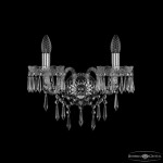 Фото 3 Бра хрустальные 1403B/2/160/XL Ni Bohemia Ivele Crystal