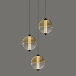 Фото 3 Подвесной светильник MD24022079-3A black/amber