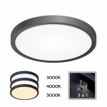 Фото 7 CL738181V Бейсик Черный Св-к Накл. LED 18W*Мульти