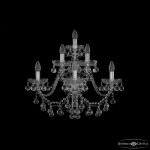 Фото 3 Бра хрустальные 1409B/3+2+1/240/XL Ni Bohemia Ivele Crystal